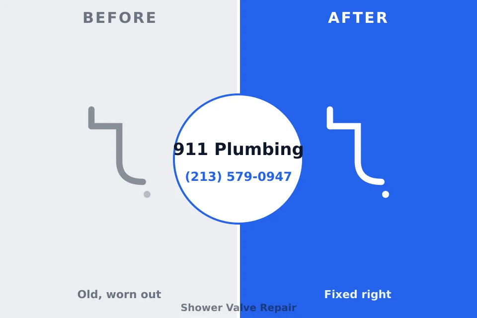 Before and after: plumbing repair Fort Rucker, AL